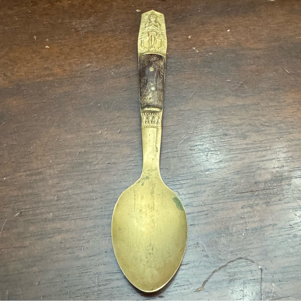 Vintage Thailand Demitasse Spoon 1970s